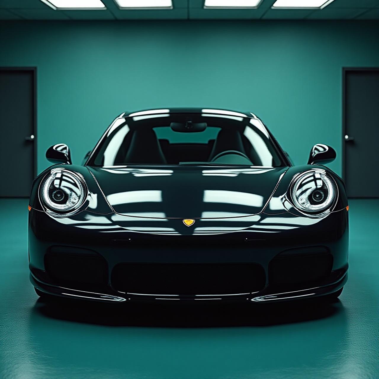 Une voiture de luxe étincelante après un traitement chez PyroClean Auto